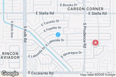 Map image of the property - 7321 E Lakeside Dr