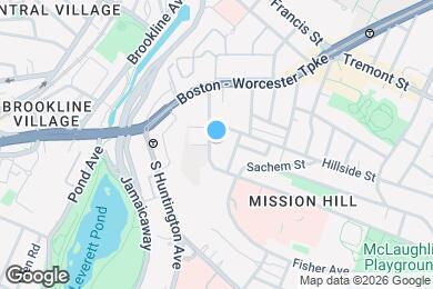Map image of the property - 40 Parker Hill Ave