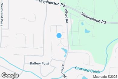 Map image of the property - 831 Ashley Ln