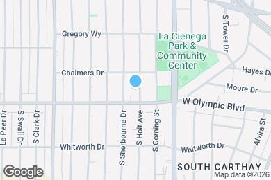 Map image of the property - 925 S Holt Ave