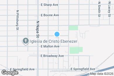 Map image of the property - 2134 E Cataldo Ave