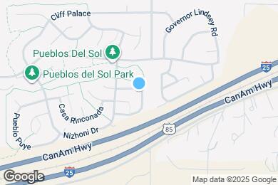 Map image of the property - 2840 Pueblo Bonito