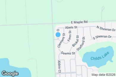 Map image of the property - 1801 Davis
