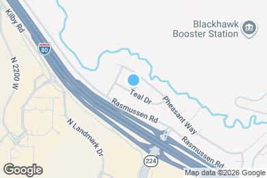 Map image of the property - 1794 Teal Dr