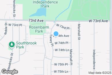 Map image of the property - 2963 W 74th Ave