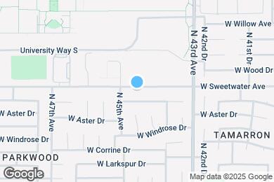 Map image of the property - 4451 W Sweetwater Ave