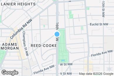 Map image of the property - 2440 16th St NW