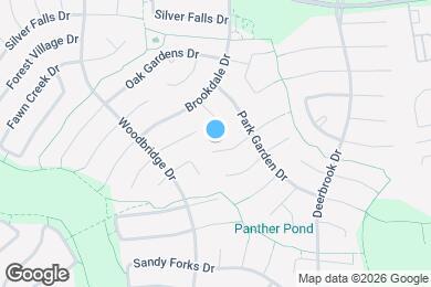 Map image of the property - 3711 Clear Falls Dr