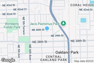 Map image of the property - 898 NE 40th St