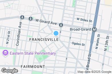 Map image of the property - 1730 Ridge Ave