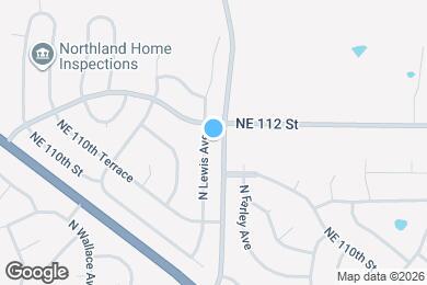 Map image of the property - 11123 N Lewis Ave