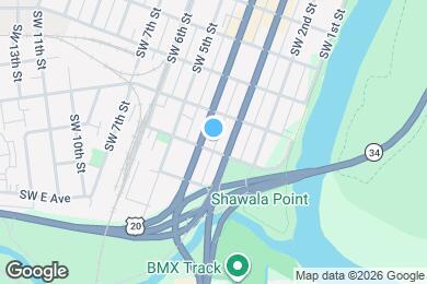 Map image of the property - 353 Southwest B Avenue
