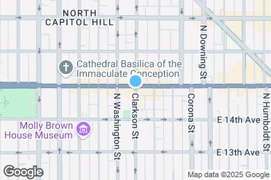 Map image of the property - 739 E Colfax Ave