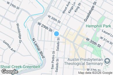 Map image of the property - 2834 Salado St