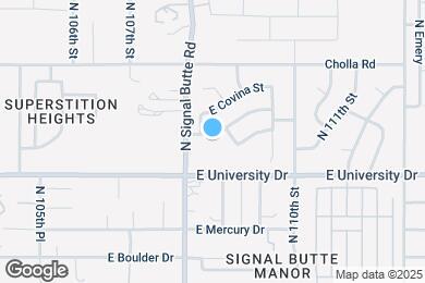 Map image of the property - 10831 E Contessa St