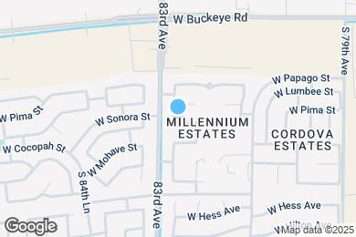 Map image of the property - 8234 W Pima St