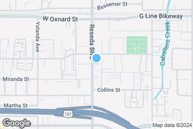 Map image of the property - 5830 Reseda Boulevard