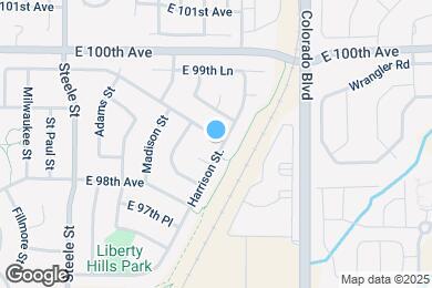 Map image of the property - 3740 E 99th Way
