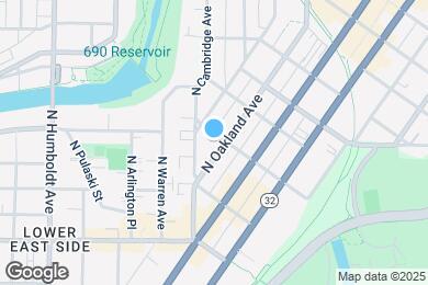 Map image of the property - 1857 N Oakland Ave