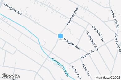 Map image of the property - 1302 McAlpine Ave