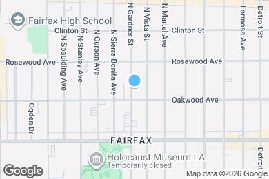Map image of the property - 418 N Gardner St