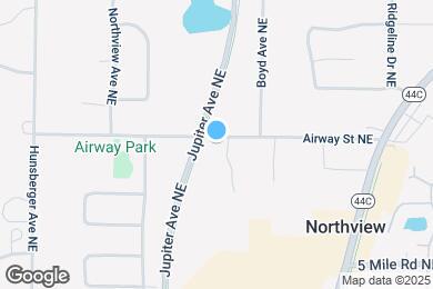 Map image of the property - 4581 Sarafield St NE