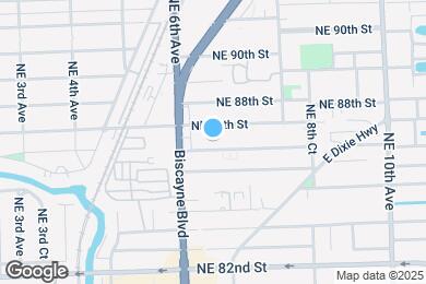 Map image of the property - 661 NE 86th St