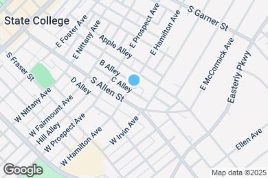 Map image of the property - 122 E Hamilton Ave