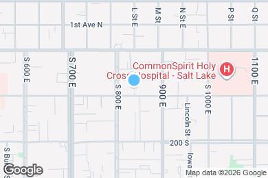 Map image of the property - 827 E 100 S