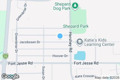 Map image of the property - 1818 Jacobssen Dr