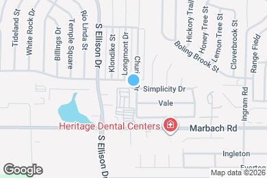 Map image of the property - 1403 Churing Dr