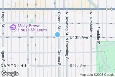 Map image of the property - 1080 E 13th Ave