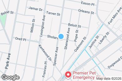 Map image of the property - 1916 Spencer Ave