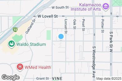 Map image of the property - 832 W Walnut St