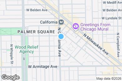 Map image of the property - 2121 N California Ave