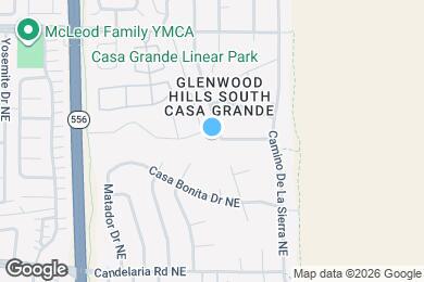 Map image of the property - 3203 Embudito Dr NE