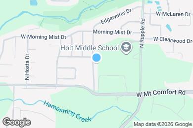 Map image of the property - 2332 Hidden Creek Dr