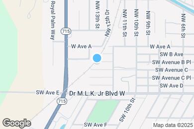 Map image of the property - 1316 SW Avenue B Pl