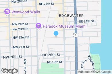 Map image of the property - 133 NE 22nd St