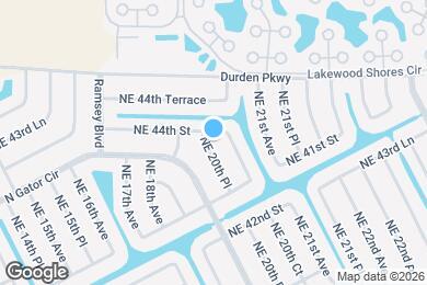 Map image of the property - 4305 NE 20th Pl