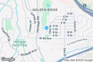 Map image of the property - 443 Antero St
