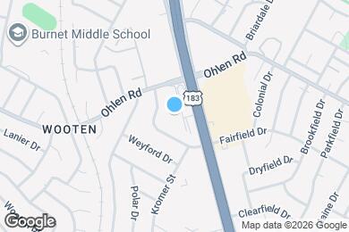 Map image of the property - 8600 Research Blvd