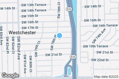 Map image of the property - 7760 SW 18th Terrace
