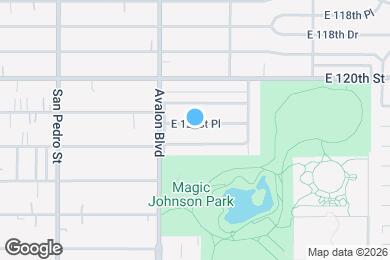 Map image of the property - 636 E 121st Pl