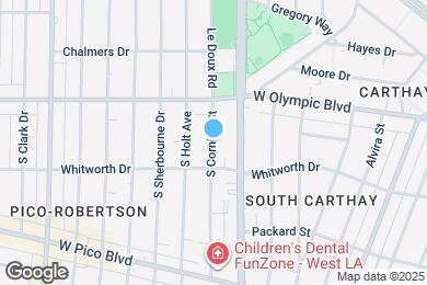 Map image of the property - 1062 S Corning St