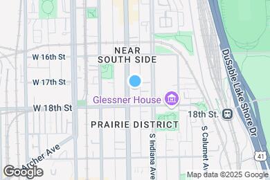 Map image of the property - 1715 S Michigan Ave