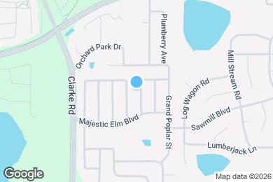 Map image of the property - 2500 Twisting Sweetgum Way