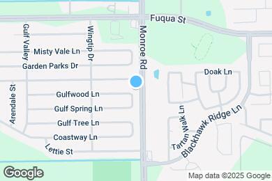 Map image of the property - 8443 Gulfwood Ln