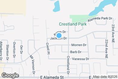 Map image of the property - 1716 Jackson Dr