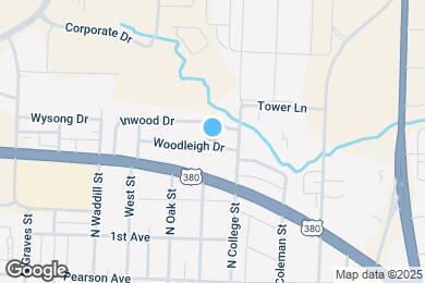 Map image of the property - 808 Woodleigh Dr